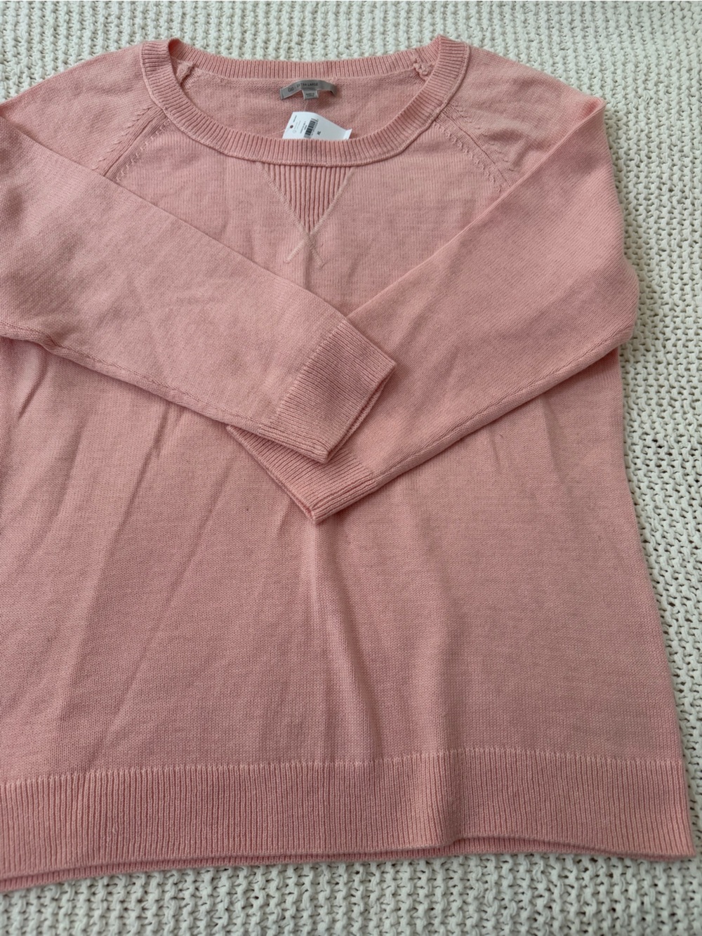 GAP soft pink Crewneck Sweater NWT